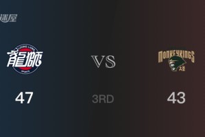 三节比分，广州47-43领先同曦，高宇坤12分